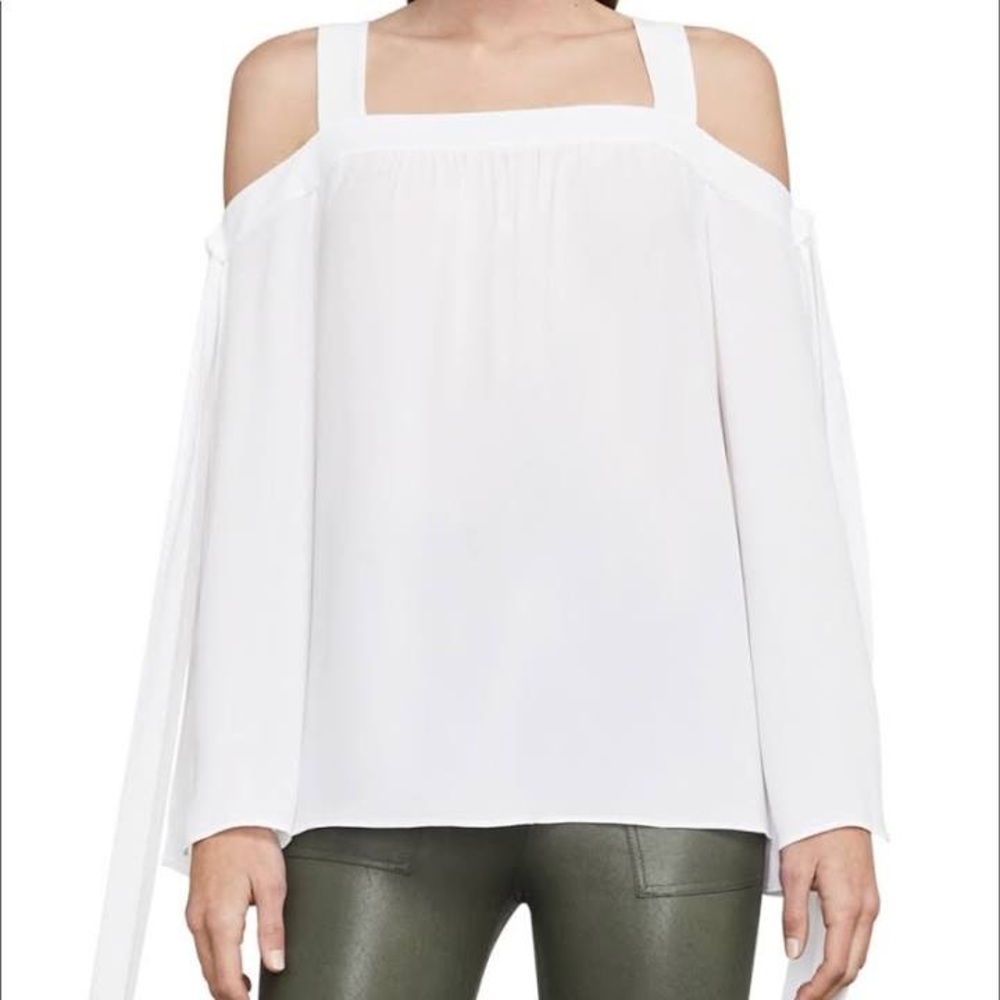 BCBG MAX AZRIA Jorden Cold-Shoulder Top XS
